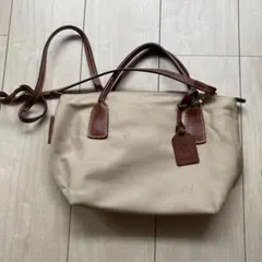 ロベルタピエリ　ナイロン　ショルダーバッグ　ベージュのサムネイル