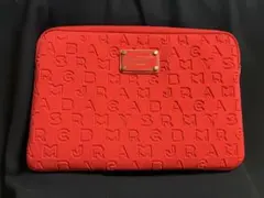 MARC BY MARC JACOBS ノートPCケース クラッチバッグ レッド