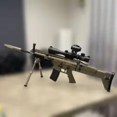 SCAR-L(CQC) & グリップライト & ズームスコープ(3点全て10禁) Amazon | 東京マルイ No.6 SCAR-L CQC FDE 10歳以上電動ガン