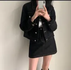 セットアップ デニムジャケット