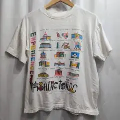 m*k様 Vintage ワシントンDC プリント Tシャツ L相当
