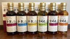 ニッカウイスキー　宮城峡蒸溜所限定品　5本セット 専用化粧箱付き ニッカウイスキー 宮城峡蒸溜所限定品 5本セット 専用化粧箱付き