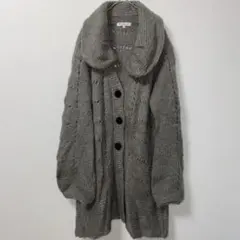 【1】THE SHOP TK MIXPICE レディース　ロングセーターニットのサムネイル