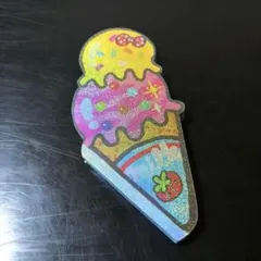 アイスクリーム　カミオジャパン　ダイカットメモ帳　平成レトロ　レア　当時物★