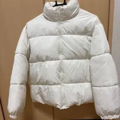 ダウンジャケット白