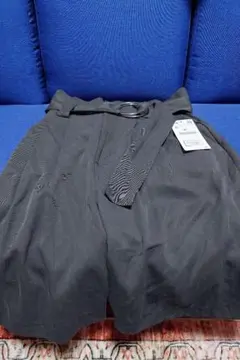 新品☆/タグ付き☆/キュロットスカート/ZARA/ザラ/ハーフ丈/チャコール/Ｓ