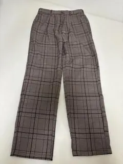 【値下げ中】メンズ スラックス チェック柄 パンツ