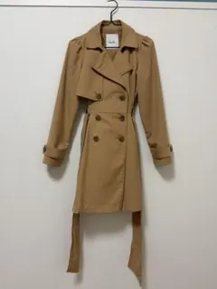 ZARA クロップド丈 トレンチジャケット ベージュ S | Mercari