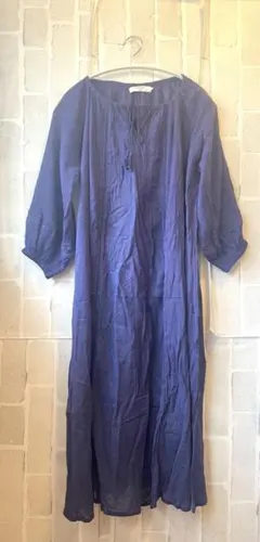 サマンサモスモスブルー＊sm2＊ロングワンピース＊ブルー