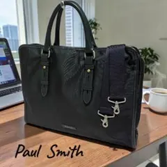 Paul Smith ブラック ビジネスバッグ ブリーフケース 2way A4