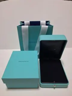 現行品】ティファニー 空箱のみ バングル用 ティファニーブルー