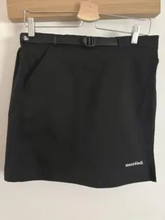 mont-bell モンベル ストレッチ　ラップショーツ スカート ブラック　L