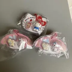 サンリオ　パッケージチャーム＆チョコボーロ　マイメロ　キティ　3個セット