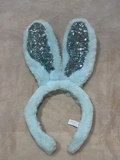 水色ウサギ耳カチューシャ　ディズニーリゾート商品