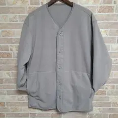 無印良品　素材に還るフリースカーディガン