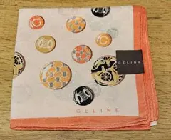 ☆新品未使用☆　セリーヌ CELINE ハンカチ　大判　ピンク