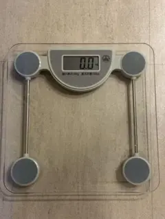 デジタル体重計 ガラス製 150kgまで