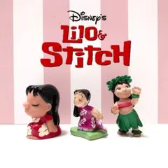 Disneyディズニー Lilo&Stitchリロ 指人形 チョコエッグ 陶器