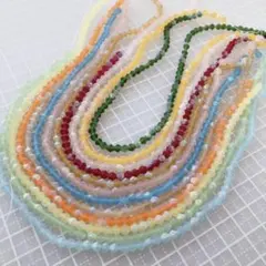 ソロバンカットガラス✽アソート 12本　まとめ売り　　no.58