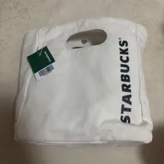 韓国限定⭐︎新品 STARBUCKSキャンバス地トートバッグ スターバックス 白
