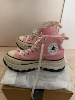 CONVERSE ALL STAR TREK WAVE HI ピンク 25
