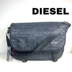 【新品タグ付き】　DIESEL ショルダーバッグ　メッセンジャー　大容量　黒
