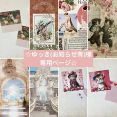 ☆ゆっき(お知らせ有)様専用ページ☆