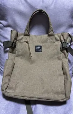 アネロ　10個ポケット付き　多機能2WAYバッグ　リュック トートバッグ