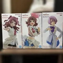 学園アイドルマスター 有村麻央 姫崎莉波 月村手毬 フィギュア 3種