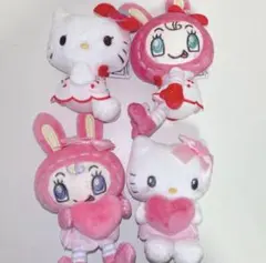 メゾピアノ×ハローキティ マスコット ベリエちゃん 全4種 コンプセット