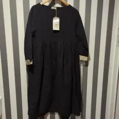 未使用　Dgy ワンピース　デコカンパニー　綿　ブラック　M
