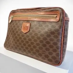 CELINE ハニカムパターン レザー クラッチバッグ - メルカリ