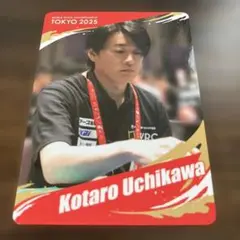 内川幸太郎 世界麻雀2025　トレーディングカード　日本プロ麻雀連盟