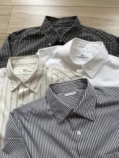 【まとめ売り】無印、UNIQLO C、GUシャツ4枚