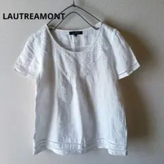 LAUTREAMONT ロートレアモン　ブラウスリネン100　レース　ゆったりのサムネイル