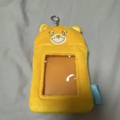 ケアベア ぬいぐるみカードホルダー 黄色