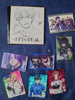 ブルーロック　サイン色紙　ブルロ　潔世一　イラスト色紙 潔世一(サイン)】 ブルーロック ビジュアル色紙コレクション