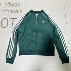 【アディダスオリジナルス】美品✨トラックジャケット ジャージ　緑　トレフォイル