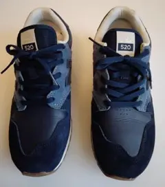 【美品】New Balance 520 ネイビー スニーカー 23.5㎝のサムネイル