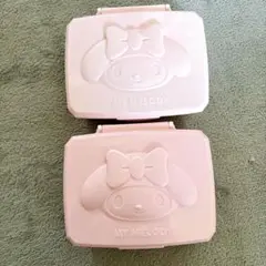 サンリオ マイメロディ マイメロ メイク落としケース 収納ボックス 2つ