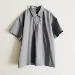 無印良品　乾きやすいストレッチポロカラー半袖シャツ