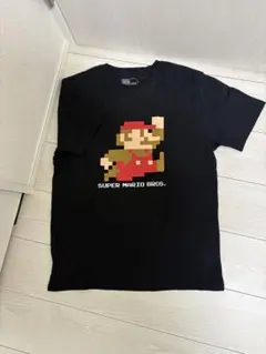 【新品未使用・タグ付き】スーパーマリオブラザーズ ドットマリオ Tシャツ L