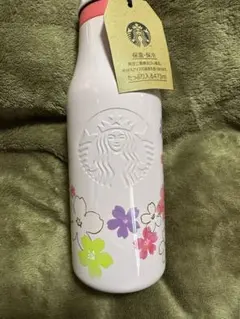 スターバックスステンレスロゴボトル　ベビーピンク