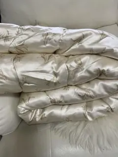 貴重国産手引き真綿ミラーショーン布団 シングルサイズ1kg