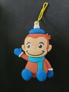 おさるのジョージ シリコンキーホルダー