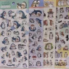 mofusand クリアシール 4枚セット