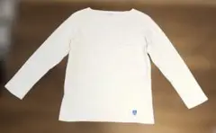 [a389] ORCIVAL クリーム色 長袖Tシャツ フランス製