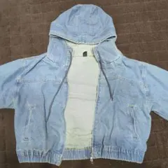 Dazy フード付きデニムジャケット L