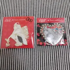 伊藤潤二×サンリオ ギャル富江 ピンズ ピンバッジ メタルハートバッジ キティ