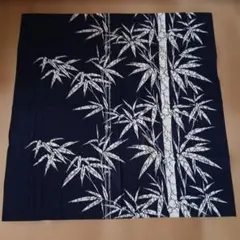 あおい染 風呂敷 藍色 竹柄 綿100%